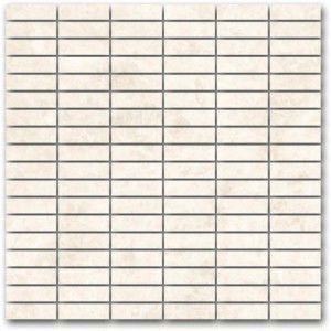 Natural stone mosaic Stone Nr. 22, 30x30 cm, 8 mm, cream