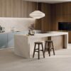 Stone effect porcelain floor tile ABK Cliff Ivory, 80x80 cm, 8.5 mm, natural matt, slip-resistant R10 – 3