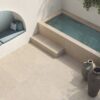 Stone effect porcelain ABK Poetry Stone Beige – view 3 Stone effect porcelain floor tile ABK Poetry Stone Trani Beige, 60x60 cm, 8.5 mm, natural matt, slip-resistant R10 – 4