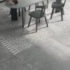 Stone effect porcelain ABK Poetry Stone Grey – view 3 Stone effect decorative porcelain tile ABK Poetry Stone Carving Grey, 60x120 cm, 8.5 mm, matt – 4
