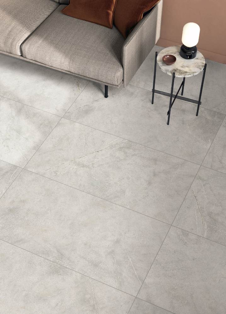 Stone effect porcelain floor tile ABK Atlantis Moon, 60x120 cm, 8.5 mm, semi-polished (lappato) – 4