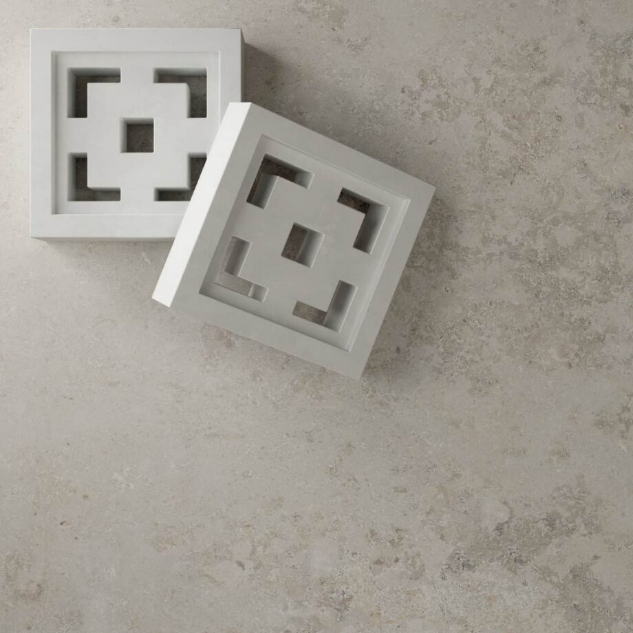 Stone effect porcelain tile ABK Poetry Stone Reloaded Jura Ash, 60x60 cm, 8.5 mm, natural matt P.tech, slip-resistant R10 – 3