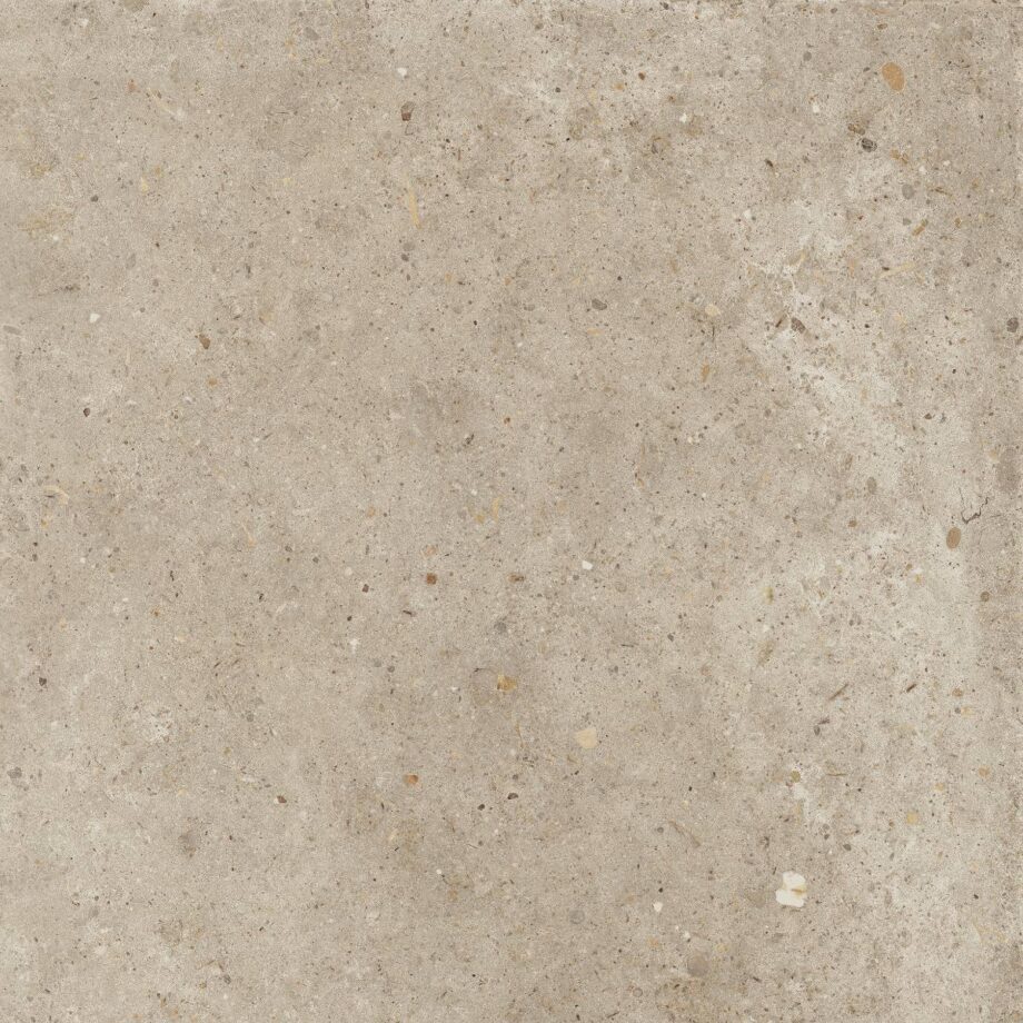 Stone effect porcelain floor tile ABK Poetry Stone Pirenei Ecru, 60×60 cm, 8.5 mm, natural matt, slip-resistant R10 – view 2 Stone effect porcelain floor tile ABK Poetry Stone Pirenei Ecru, 60x60 cm, 8.5 mm, natural matt, slip-resistant R10 – 2
