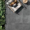 Stone effect outdoor porcelain tile ABK Belgian Stone 20 outdoor, slip-resistant R11 – view 3 Stone effect outdoor porcelain tile ABK Belgian Stone Black, 60x60 cm, 20 mm, outdoor, slip-resistant R11 – 3