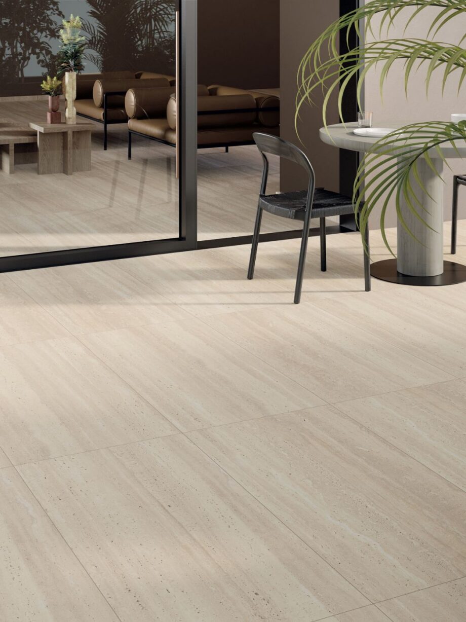 Stone effect outdoor porcelain tile ABK Sensi Roma Ivory, 60x120 cm, 20 mm, outdoor, slip-resistant R11 – 3