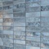 Porcelain tile with three-strip relief Dune Terraluz Azul, 14.7×14.7 cm, 8 mm, blue – view 4 Porcelain tile with three-strip relief Dune Terraluz Azul, 14.7x14.7 cm, 8 mm, blue – 4