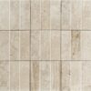 Porcelain tile with three-strip relief Dune Terraluz Canvas, 14.7×14.7 cm, 8 mm, canvas beige – view 2 Porcelain tile with three-strip relief Dune Terraluz Canvas, 14.7x14.7 cm, 8 mm, canvas beige – 2