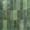 Porcelain tile with three-strip relief Dune Terraluz Verde, 14.7×14.7 cm, 8 mm, green – view 2 Porcelain tile with three-strip relief Dune Terraluz Verde, 14.7x14.7 cm, 8 mm, green – 2