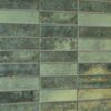 Porcelain tile with three-strip relief Dune Terraluz Verde, 14.7×14.7 cm, 8 mm, green – view 4 Porcelain tile with three-strip relief Dune Terraluz Verde, 14.7x14.7 cm, 8 mm, green – 4
