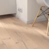 Parquet floor Oak Rustical 1-strip 4 sides beveled brushed white oiled – 3