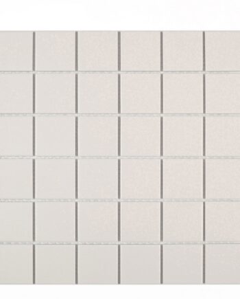 Anti-slip ceramic mosaic Dover White 5x5, 30x30 cm, 6 mm, white