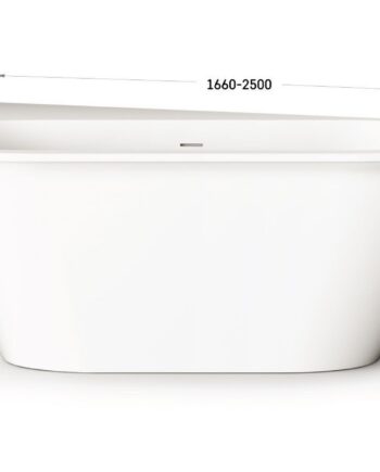 Made-to-Measure Bath PAA DECO SHAPE M, Silkstone