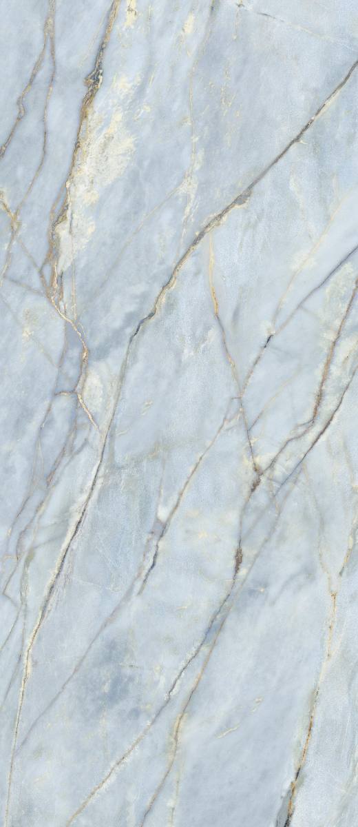 Marble effect large porcelain slab ABK Sensi Nuance Deep River, 120x280 cm, 6 mm, soft satin 3D textured (soft 3D)