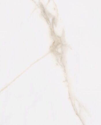 Marble-effect matt porcelain floor tile Diamond Gold, 60x60 cm, 10 mm, white