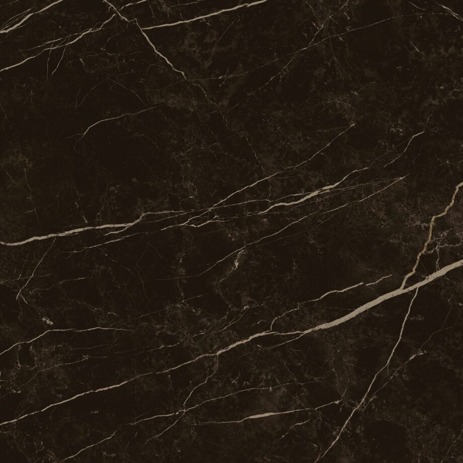 Marble-effect matt porcelain floor tile Tau Elite Black, 90×90 cm, black, R10, rectified Marble-effect matt porcelain floor tile Tau Elite Black, 90x90 cm, black, R10, rectified