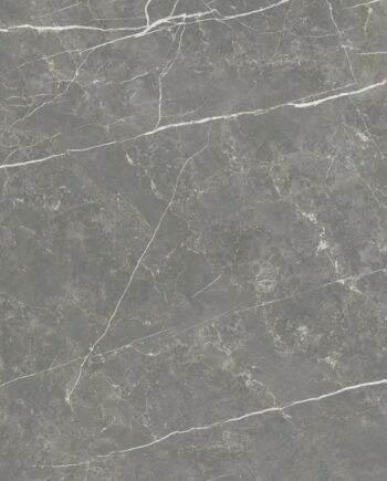 Marble-effect matt porcelain floor tile Tau Elite Graphite, 60x60 cm, 9 mm, graphite grey, R10, rectified