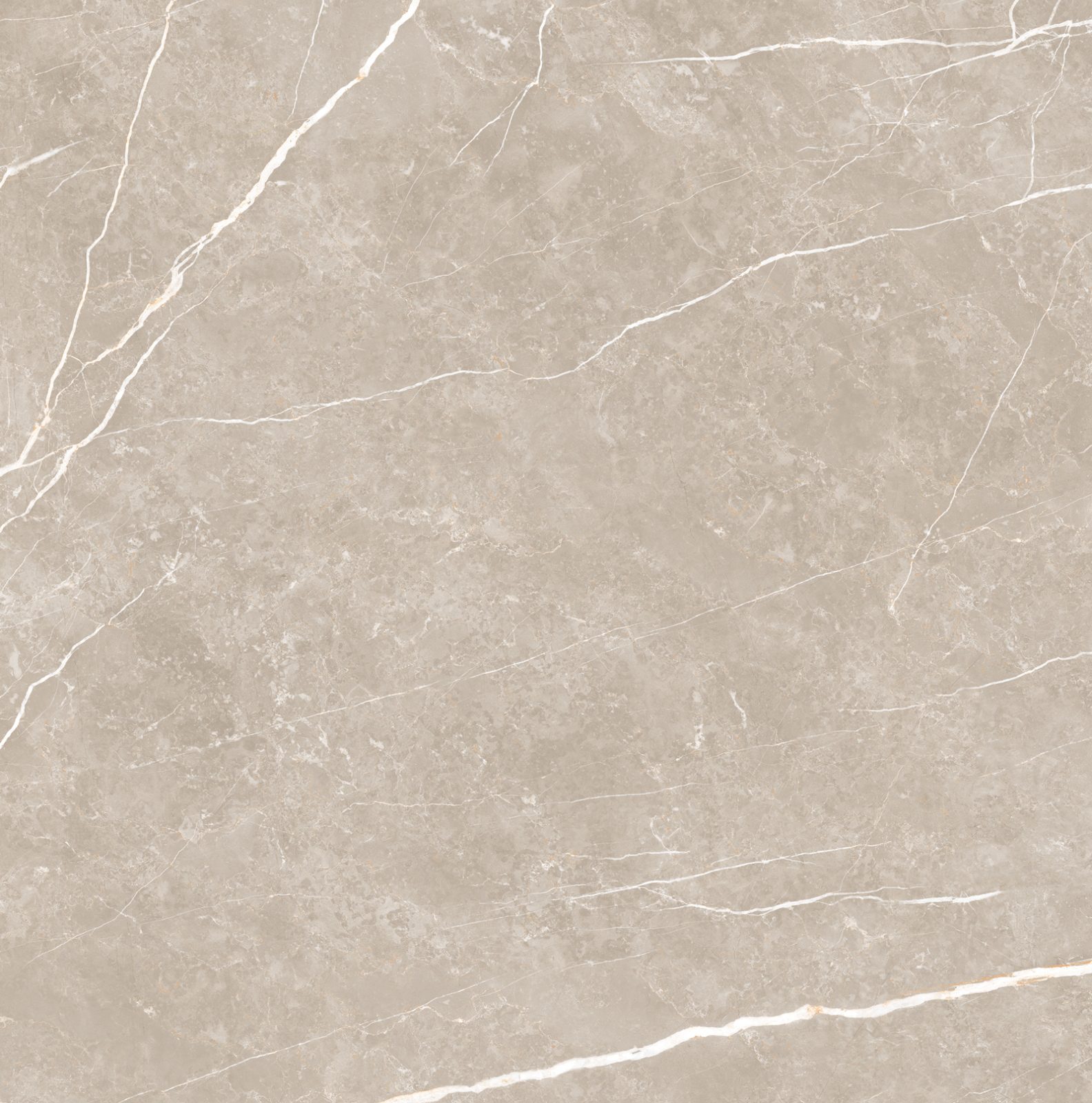 Marble-effect matt porcelain floor tile Tau Elite Greige, 90x90 cm, greige, R10, rectified
