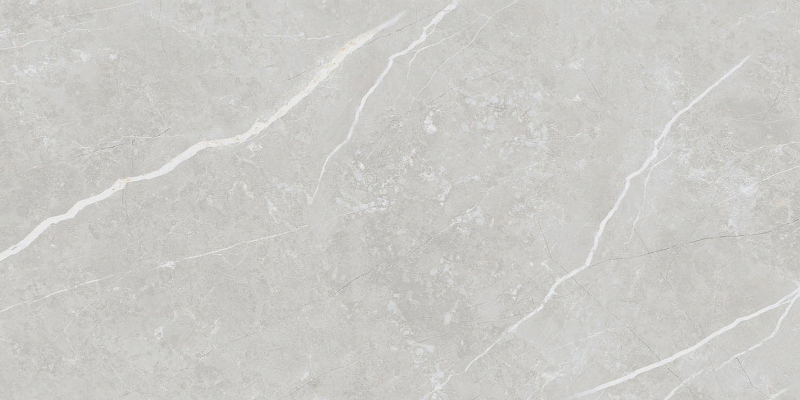 Marble-effect matt porcelain floor tile Tau Elite Silver, 30x60 cm, 9 mm, silver grey, R10, rectified
