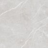 Marble-effect polished porcelain floor tile Tau Elite Silver Pol, 60x60 cm, silver grey, rectified