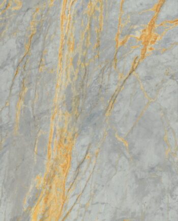 Marble effect porcelain slab ABK Sensi Signoria Grigio Siena, 120x280 cm, 6 mm, polished (lux)
