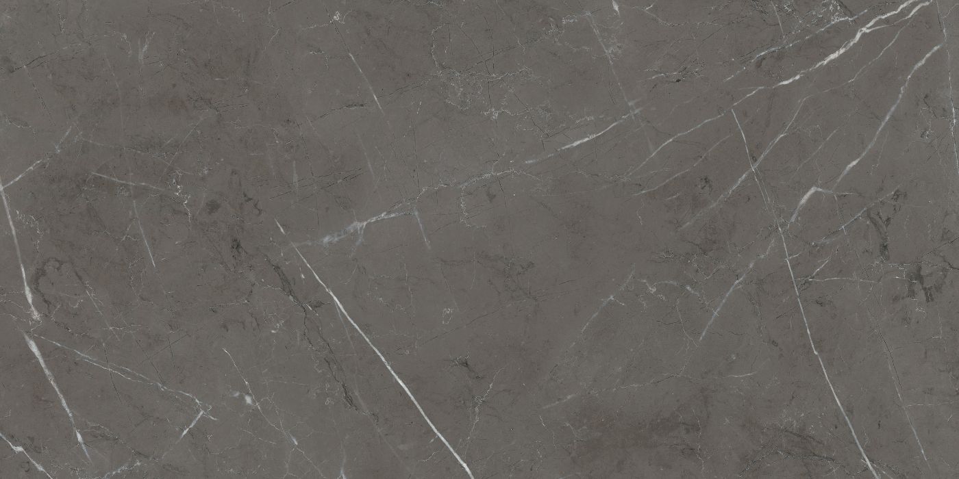 Marble effect porcelain tiles ABK Sensi 900 Stone Grey, 60x120 cm, 8.5 mm, 3D textured (antique)
