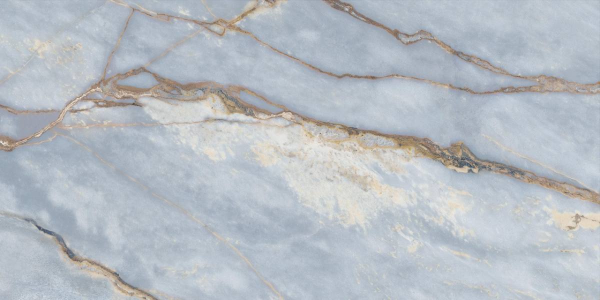 Marble effect porcelain tiles ABK Sensi Nuance Deep River, 60x120 cm, 8.5 mm, polished 3D textured (lux 3D)