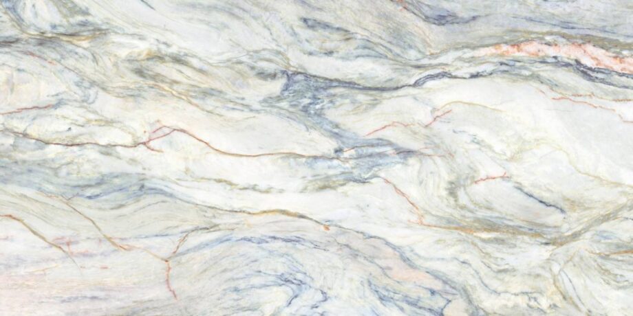 Marble effect porcelain tiles ABK Sensi Nuance Quarzite Fusion, 60x120 cm, 8.5 mm, natural matt, slip-resistant R10