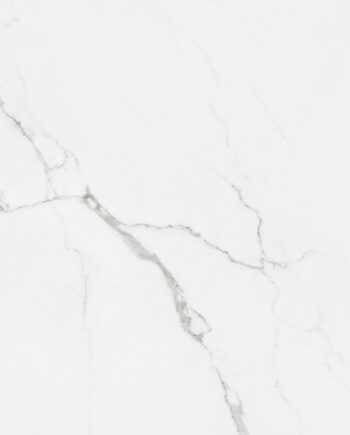 Marble-effect matt porcelain floor tile Statuario, 60x60 cm, 10 mm, white