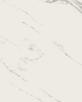 Marble-effect satin porcelain floor tile Mistari White, 60x120 cm, 8 mm, white