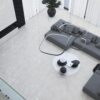 Marble-effect polished porcelain floor tile Tau Elite Silver Pol, 60x60 cm, silver grey, rectified – 2