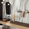Marble effect porcelain tiles ABK Sensi 900 Oyster White, 60x120 cm, 8.5 mm, natural matt, slip-resistant R10 – 4