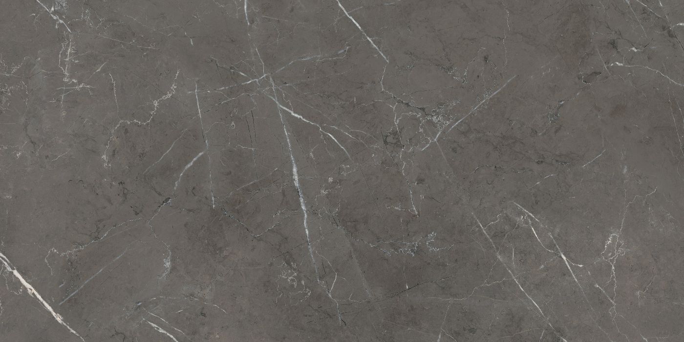 Marble effect porcelain tiles ABK Sensi 900 Stone Grey, 60x120 cm, 8.5 mm, 3D textured (antique) – 2