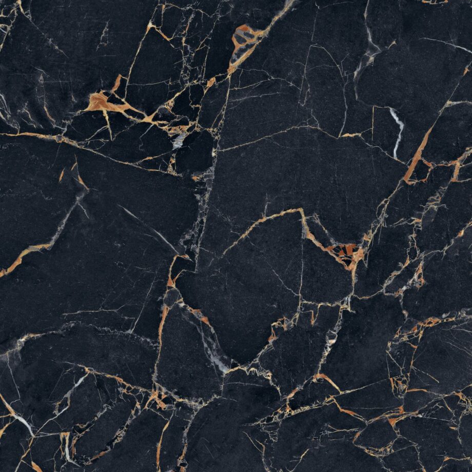 Marble effect porcelain tiles ABK Sensi Signoria Port Gold, 120x120 cm, 8.5 mm, natural matt, slip-resistant R10 – 2