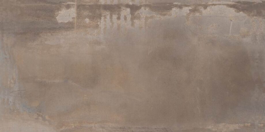 Metal effect porcelain floor tile ABK Interno 9 Mud, 60x120 cm, 8.5 mm, natural matt, slip-resistant R10