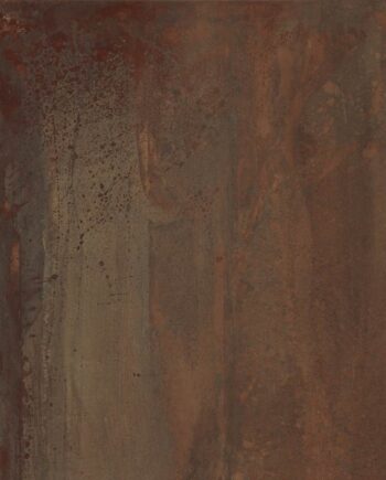 Metal effect porcelain floor tile ABK Interno 9 Wide Rust, 80x80 cm, 8.5 mm, natural matt, slip-resistant R10