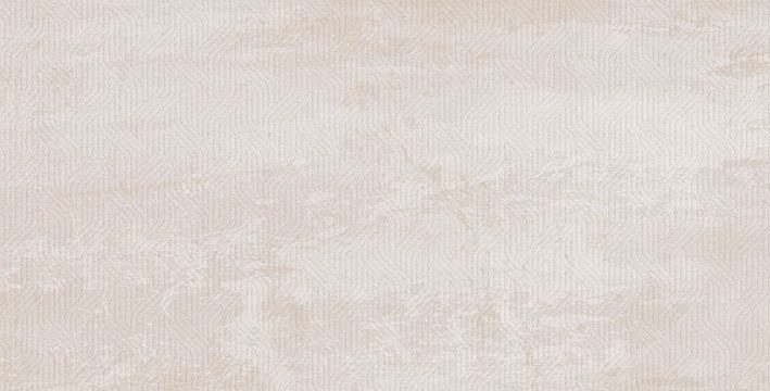 Metal-effect relief ceramic wall tile Tau Corten Wall Orne Ivory, 30x60 cm, ivory, rectified