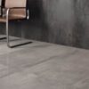 Metal effect porcelain tile ABK Interno 9 Silver, 8.5 – view 3 Metal effect porcelain floor tile ABK Interno 9 Wide Silver, 80x80 cm, 8.5 mm, natural matt, slip-resistant R10 – 3