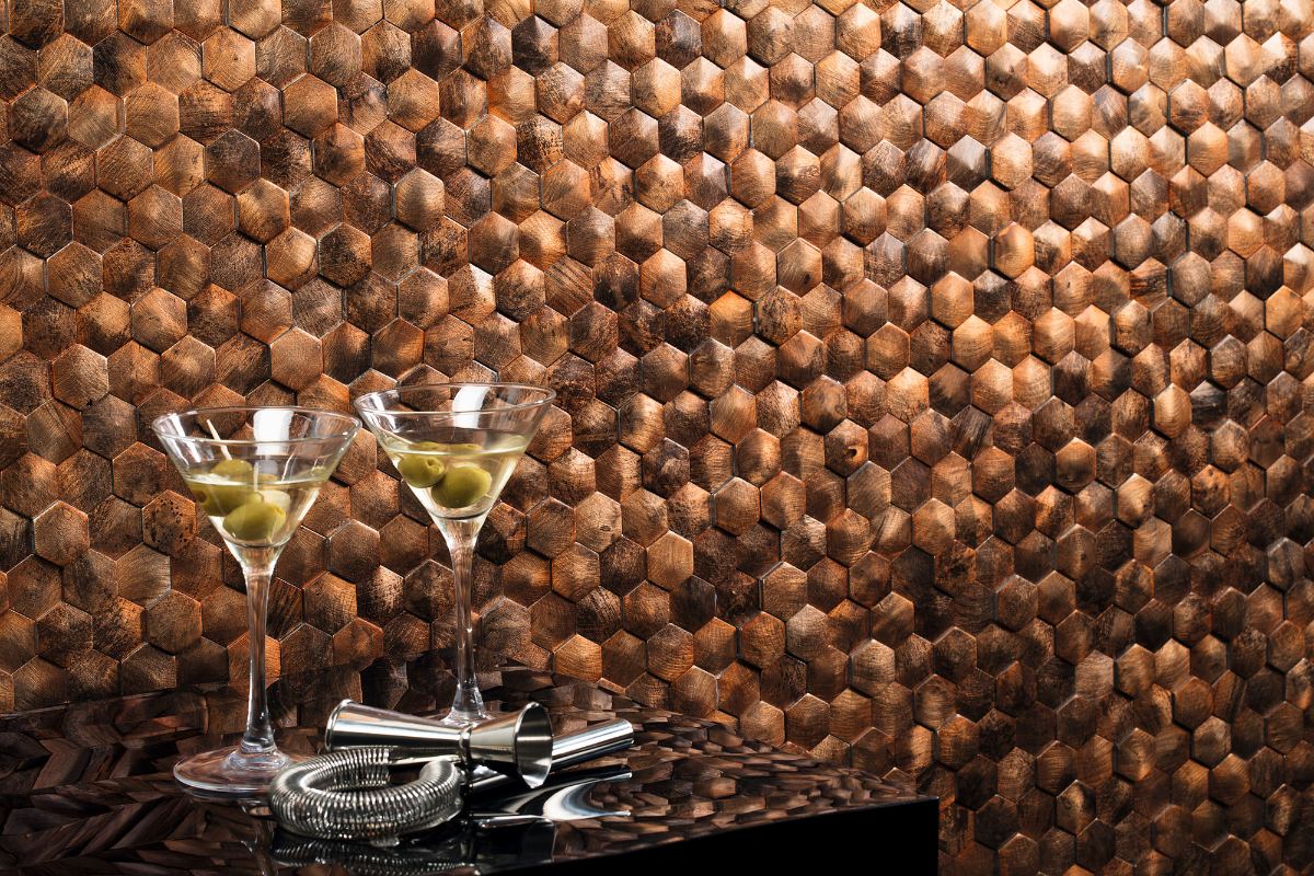 Metal mosaic Dune Corten, 26x30.2 cm, 6 mm – 2