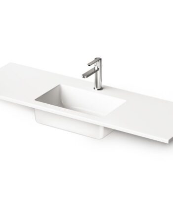 Vanity Basin PAA LOTO MINI 120, 120x40 cm, Cast Stone