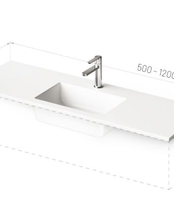 Vanity Basin PAA LOTO MINI made to measure 50–120 cm