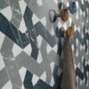 Marble mosaic effect porcelain tile ABK Sensi Fantasy Zigzag, 60x120 cm, 8.5 mm, polished 3D textured (lux 3D) – 3