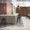 Patterned porcelain floor tile ABK Play Labyrinth 20×20 8.5 matt (nat.) – view 3 Patterned porcelain floor tile ABK Play Labyrinth Cotto, 20x20 cm, 8.5 mm, matt (nat.) – 3
