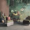 Patterned decorative porcelain tile ABK Wide&Style Country Flowers Green A, 120x240 cm (4 x 60x120 cm), 8.5 mm, matt – 3