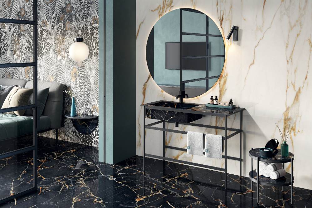 Patterned decorative porcelain tile ABK Wide&Style Esotica, 120x240 cm (4 x 60x120 cm), 8.5 mm, matt – 2