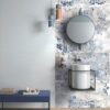 Patterned porcelain ABK Wide&Style Fresco, 6 matt – view 3 Patterned large porcelain decor slab ABK Wide&Style Fresco, 120x280 cm, 6 mm, matt – 3