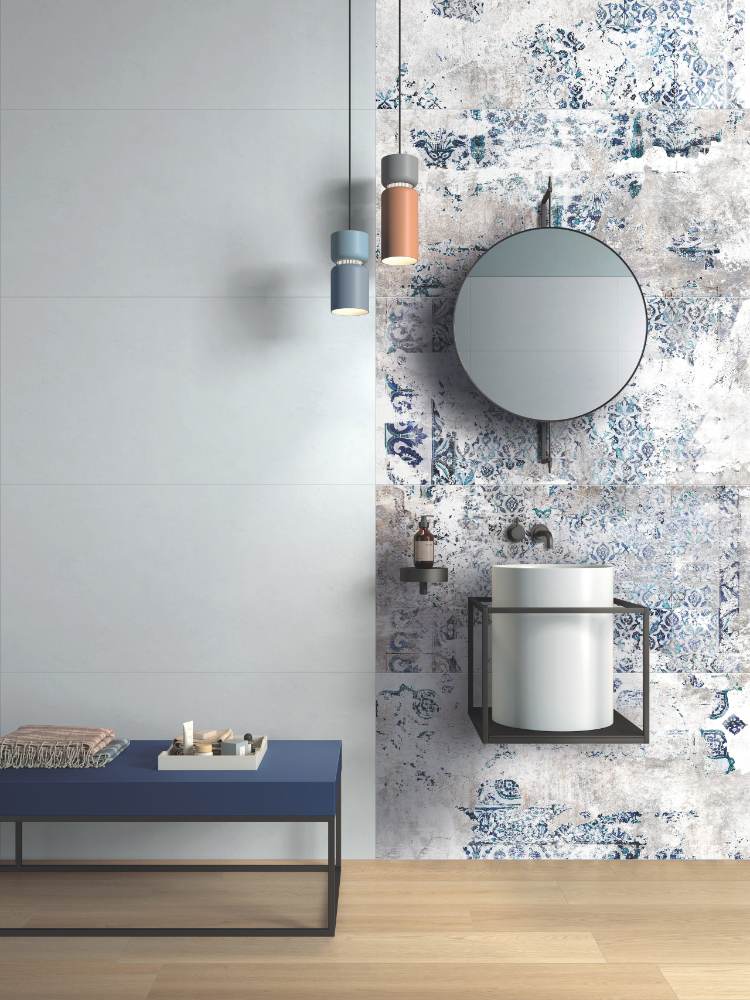Patterned large porcelain decor slab ABK Wide&Style Fresco, 120x280 cm, 6 mm, matt – 3