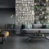 Patterned large porcelain decor slab ABK Wide&Style Incertum Light, 120x280 cm, 6 mm, matt – 2
