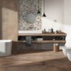 Patterned porcelain wall tile ABK Wide&Style Mini Berries, 60×120 cm, 7 mm, matt – view 3 Patterned porcelain wall tile ABK Wide&Style Mini Berries, 60x120 cm, 7 mm, matt – 3