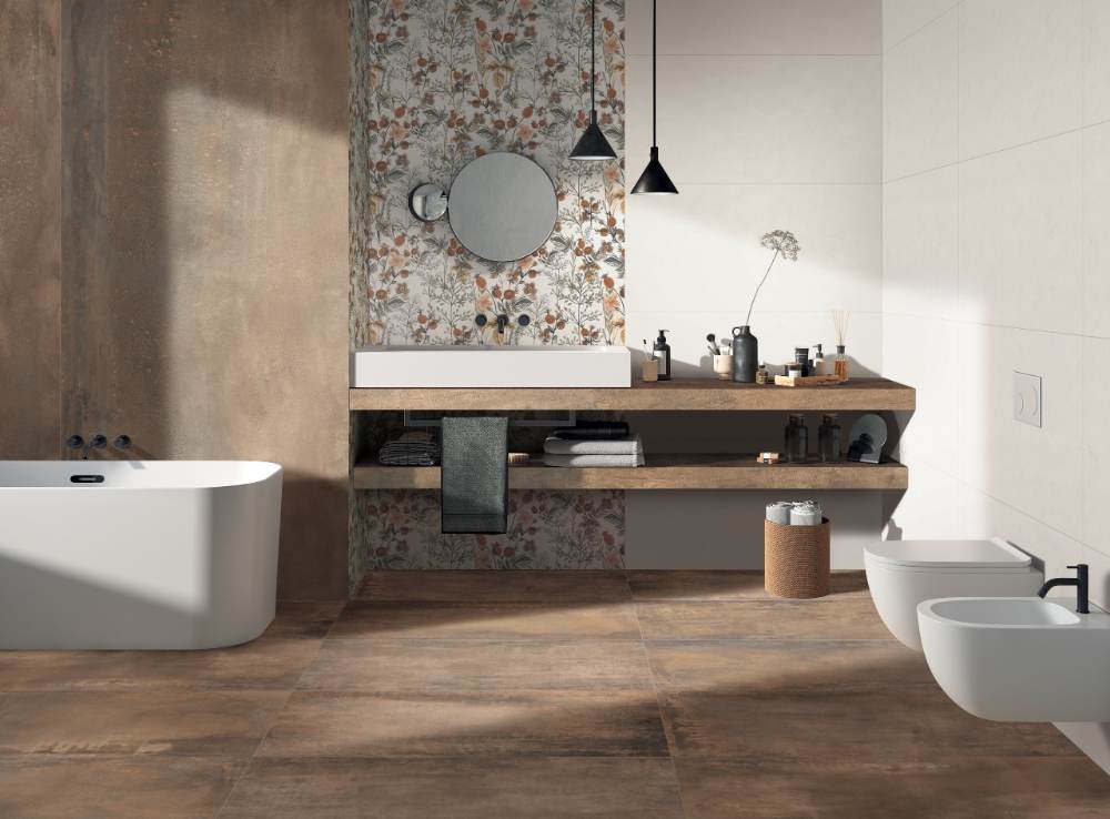 Patterned porcelain wall tile ABK Wide&Style Mini Berries, 60x120 cm, 7 mm, matt – 3