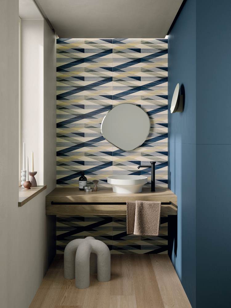 Patterned porcelain wall tile ABK Wide&Style Mini Layers, 60x120 cm, 7 mm, matt – 2